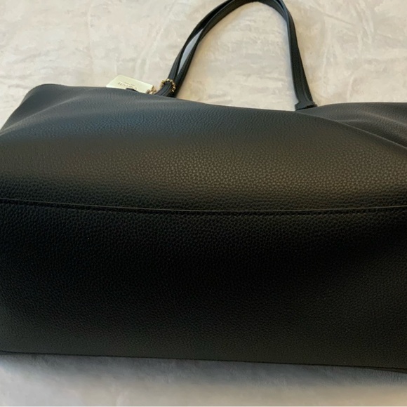 COACH TOTE BAG PURSE BLACK - Picture 3 of 5